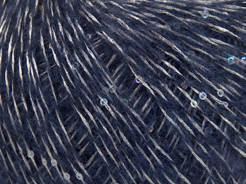 Acacia Yarns Sequin Yarn 001 Navy